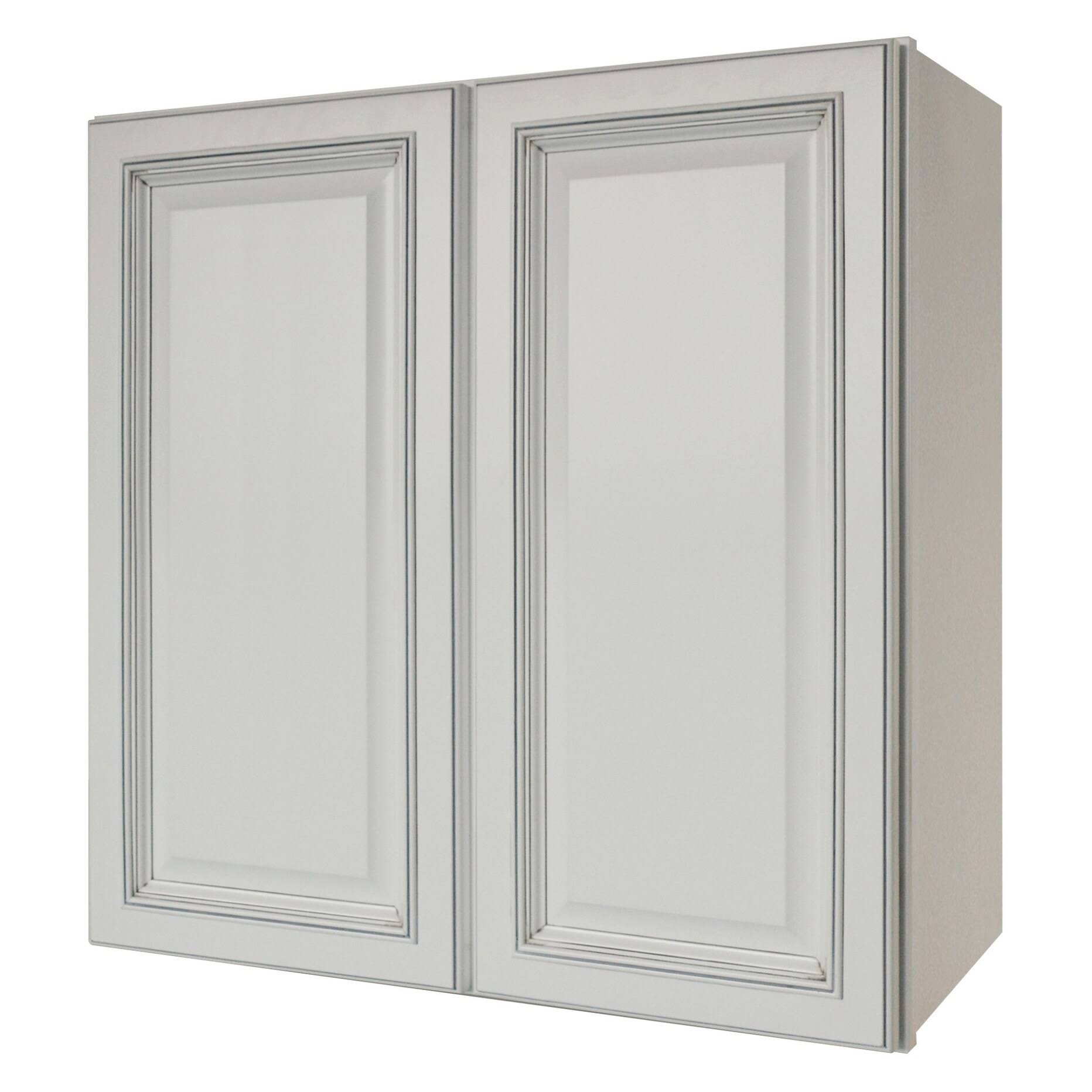 Sunny Wood Rlw3030-A Riley 30 inch Wide x 30 inch High Double Door Wall Cabinet, White