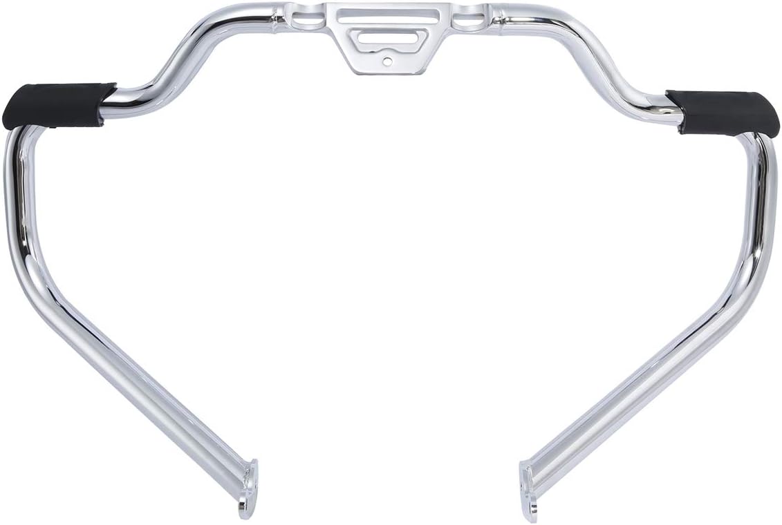 XMT-Moto Engine Guard Kit fits for Harley Davidson Softail Deluxe Fat Boy Heritage Classic Sport Glide Softail Slim Street Bob Low Rider 2018-later,Chrome