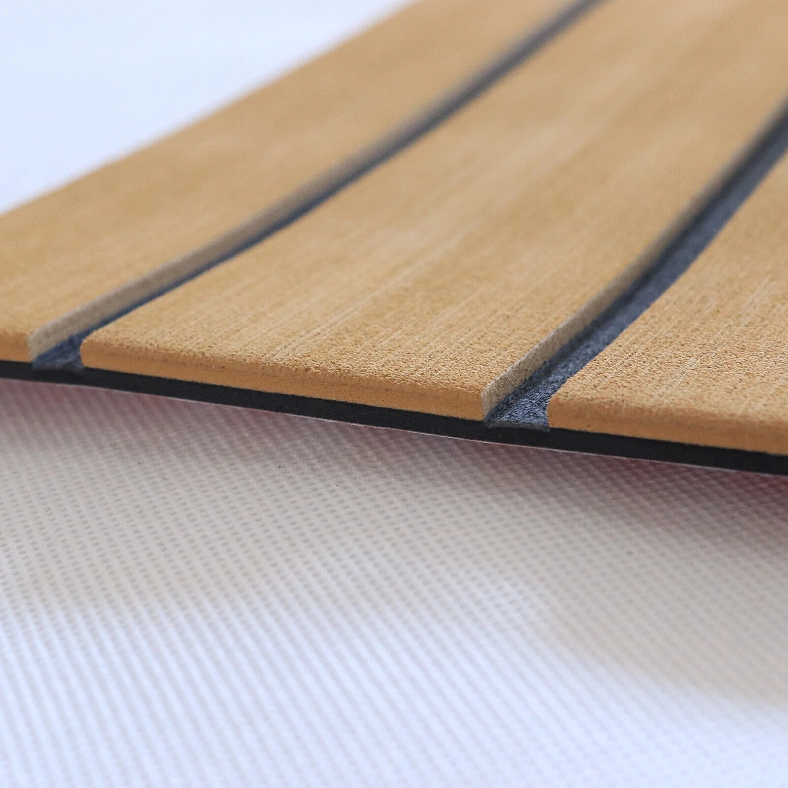 Boat Decking EVA Teak Decking Sheet, Faux Teak Decking Mat for Boat Yacht Marine Brown
