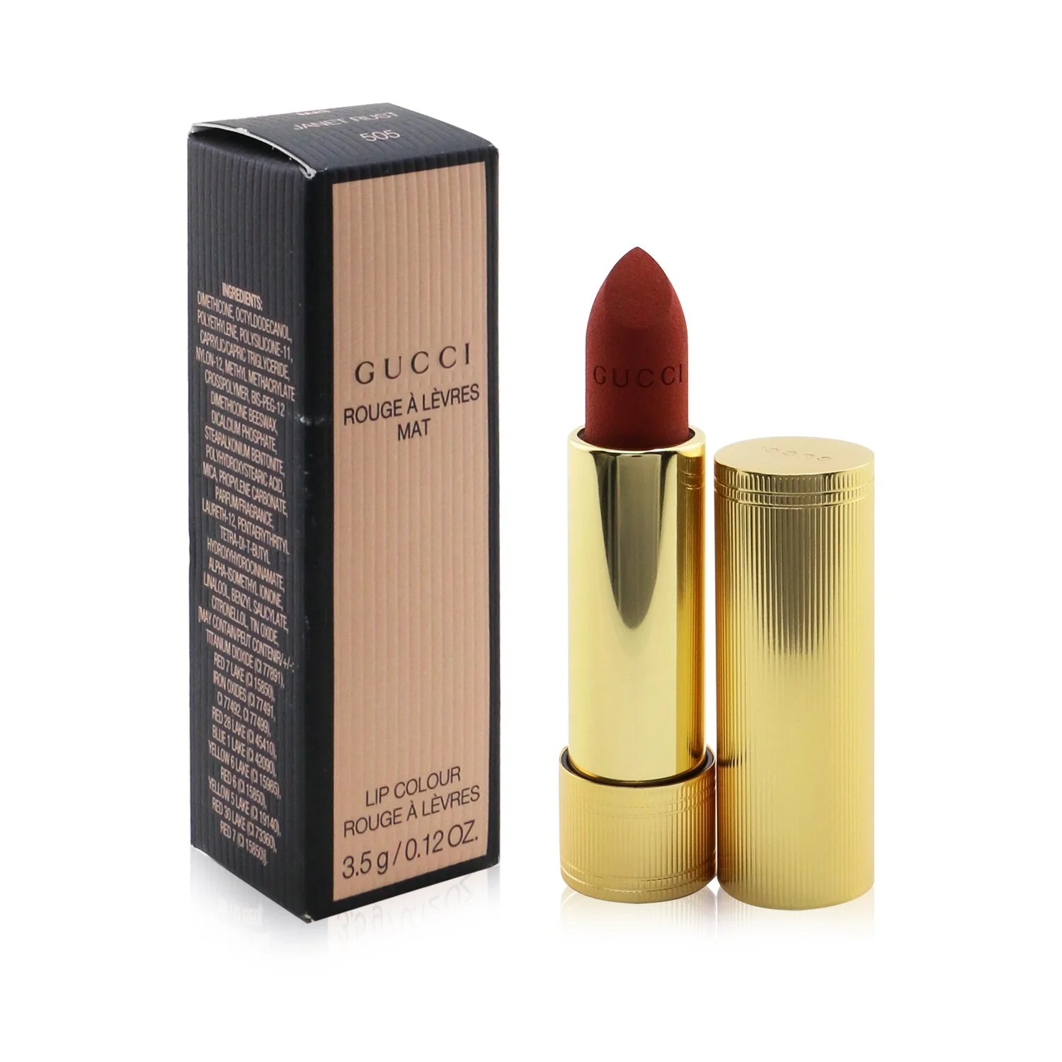 Gucci Rouge A Levres Mat Lip Colour - # 25 Goldie Red 3.5g/0.12oz