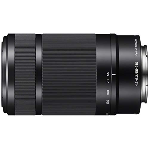 Sony ZV-E10 Mirrorless Interchangeable Lens Vlogging Camera with 16-50mm Lens, Black - Bundle with E 55-210mm f/4.5-6.3 OSS High Definition Telephoto Lens