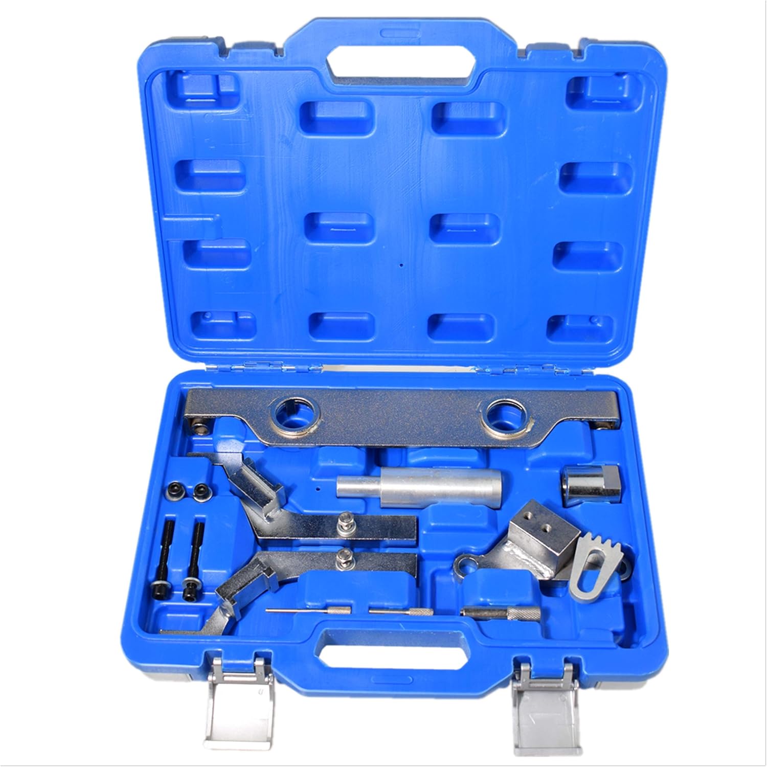 Supercrazy Engine Timing Chain Twin Camshaft Actuator Locking Tool Cam Phaser Retainer Set Compatible with Chevrolet Opel Buick GMC 2.0/2.4L Ecotec Pack of 2