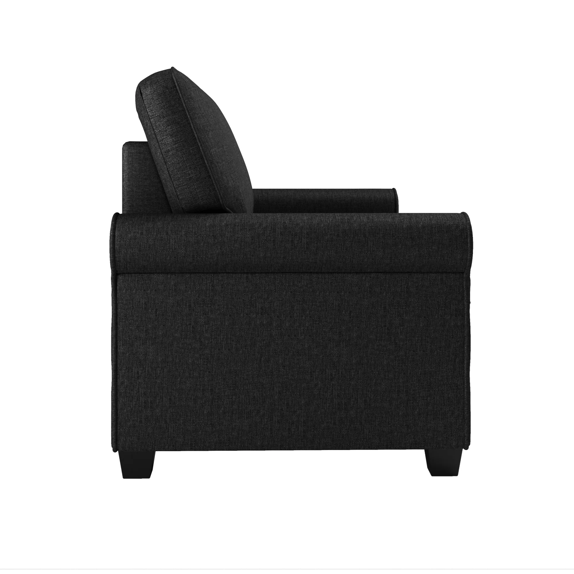 Mainstays Tatum Twin Sleeper Loveseat, Black