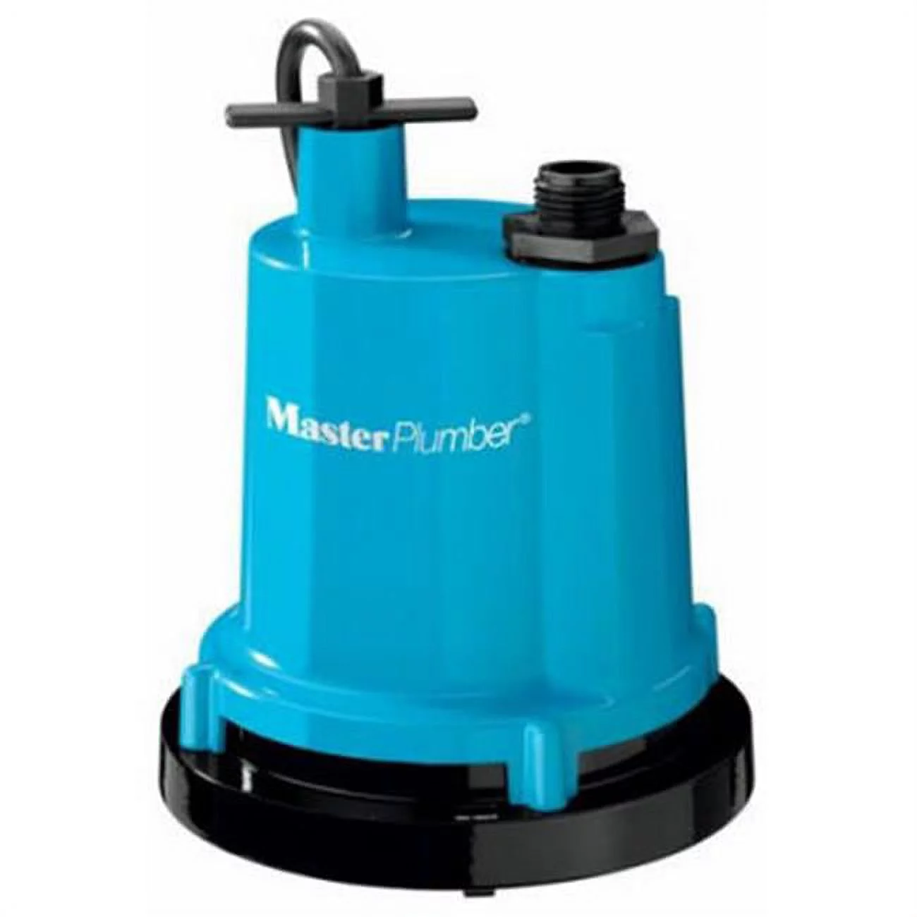Master Plumber 126981 Classic Geyser Heavy-Duty Submersible Utility Pump, 1/4-HP Motor, 1300-GPH - Quantity 1