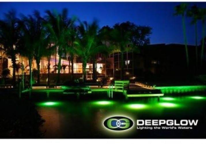 Deep Glow Green Underwater Light for Salt or Freshwater