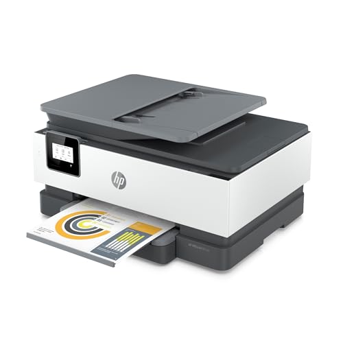 HP OfficeJet 8015e Wireless Color All-in-One Printer, 6 month Instant Ink trial included