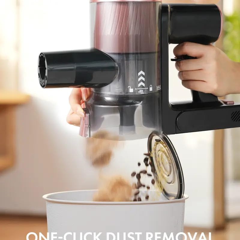 Cordless Vacuum Cleaner with 28Kpa Suction, 380W Brushless Motor, 50 Min Runtime, Home Cleaning Companion