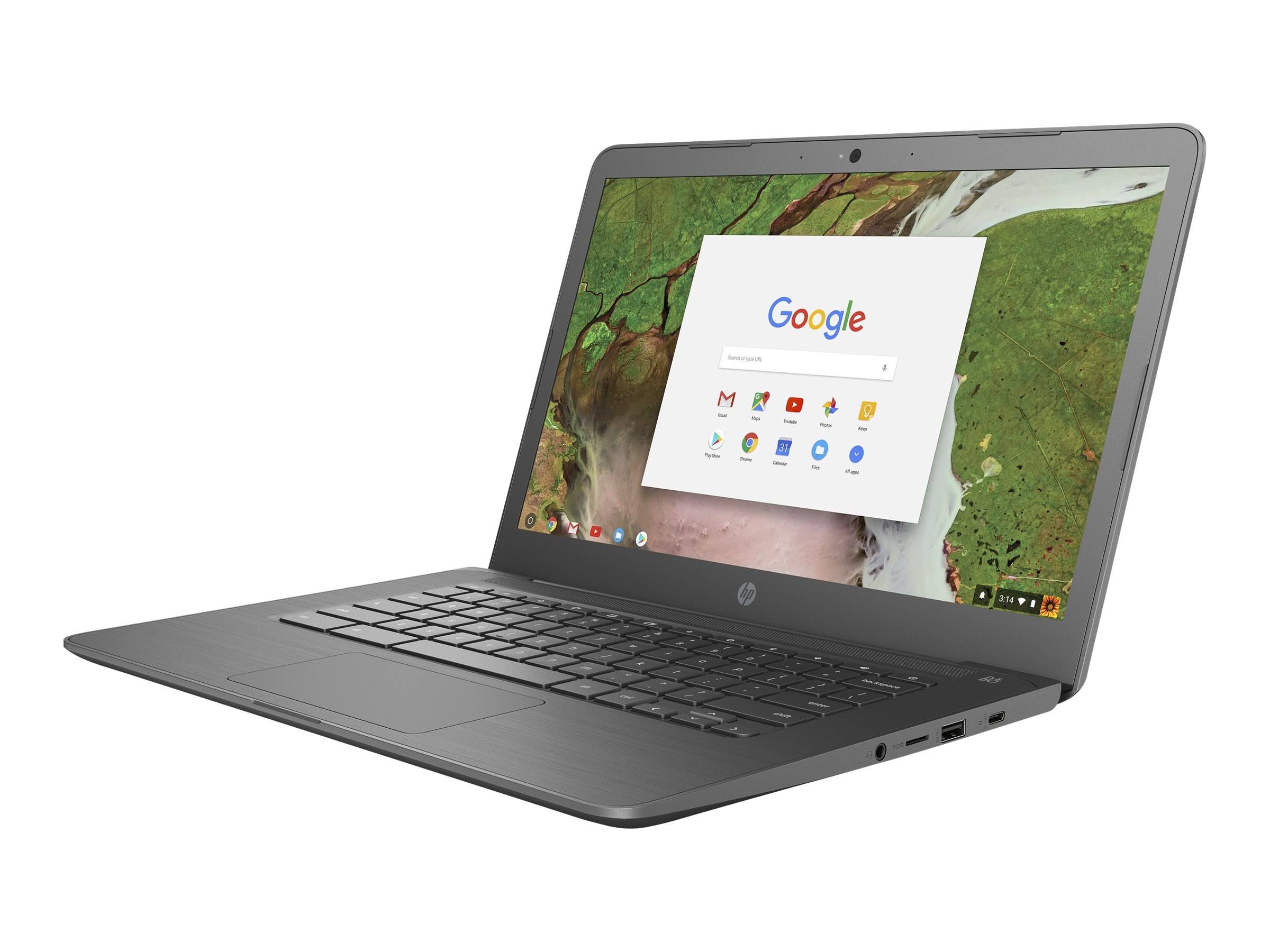 HP 14-ca070nr 14x22 Touchscreen Chromebook Laptop Celeron N3350 4GB 32GB eMMC