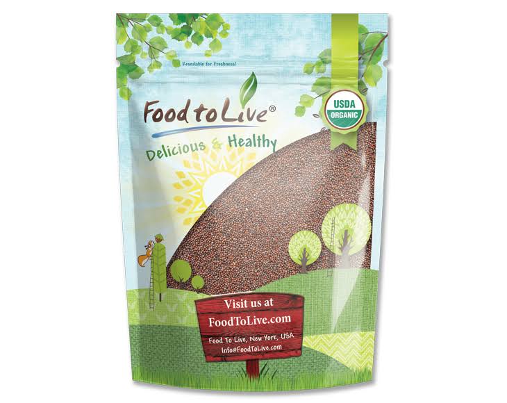 Food to Live Organic broccoli Seeds for Sprouting (8 Pounds)