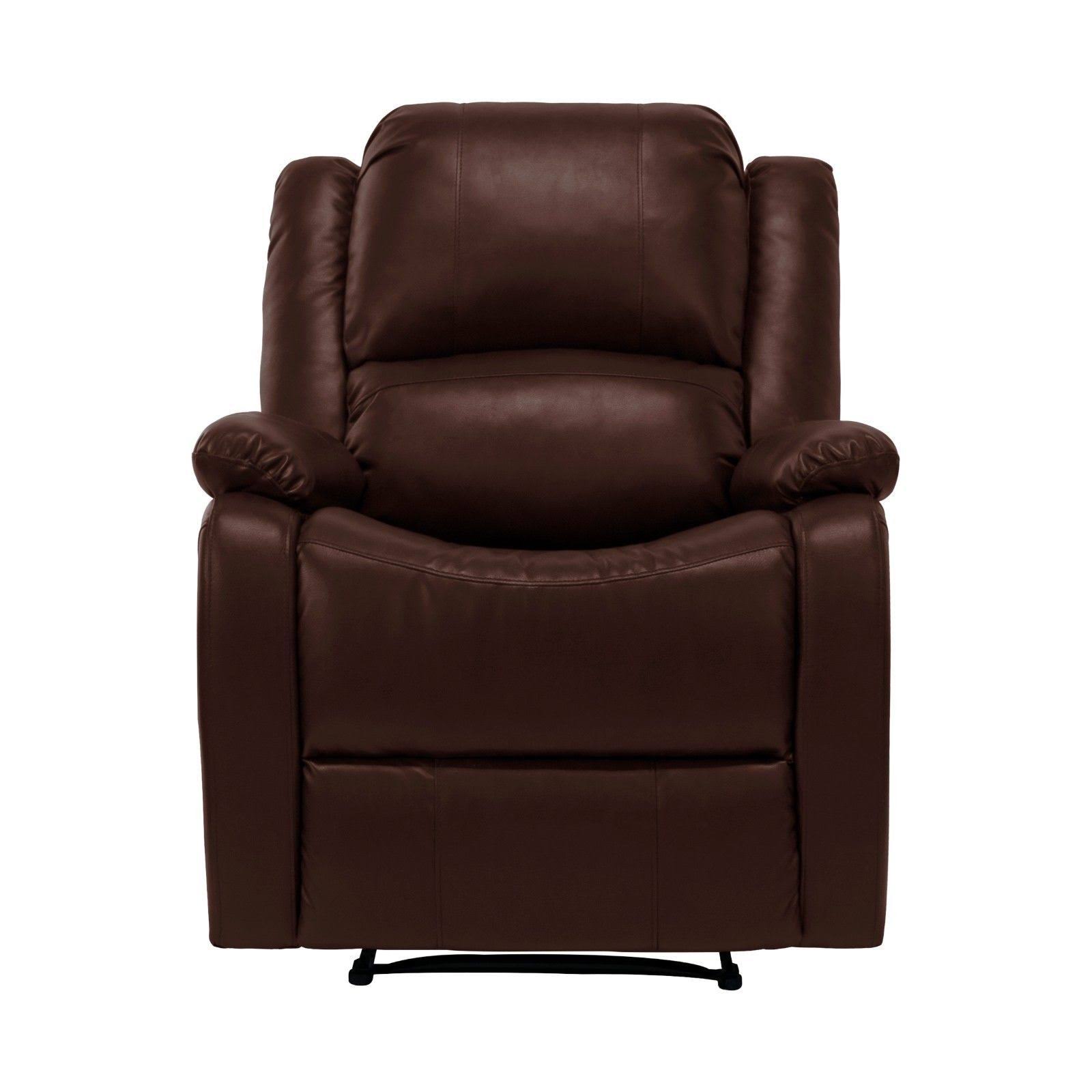 RecPro Charles 30x22 RV ZWR Zero Wall Recliner Chair Mahogany RV Furniture