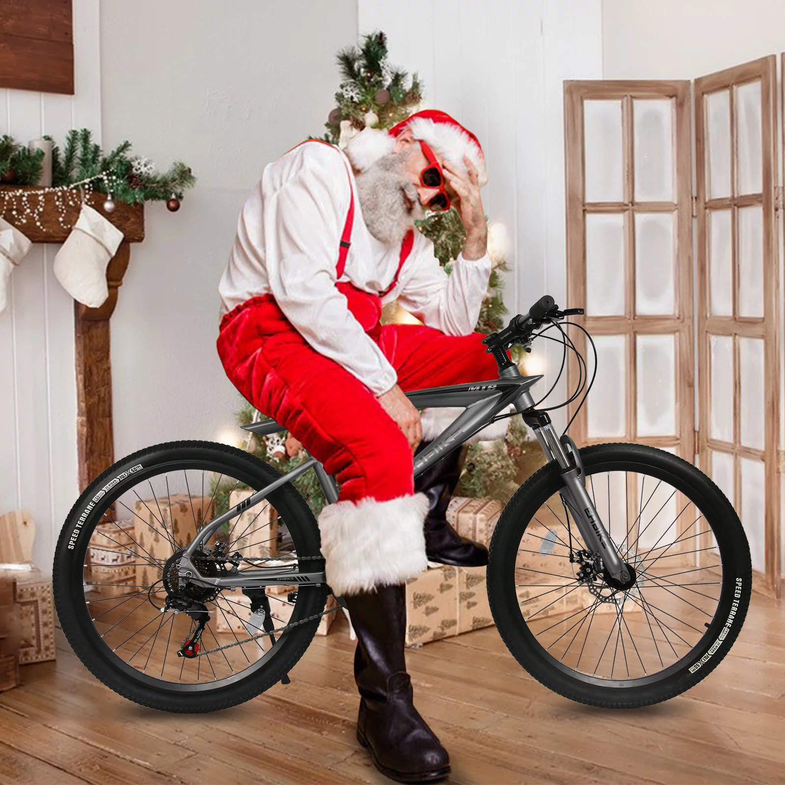 Guzom Adult Mountain Bikes- Mountain Bike 26-inch Outdoor Sports, 21-Speed , Suitable for Men and Women
