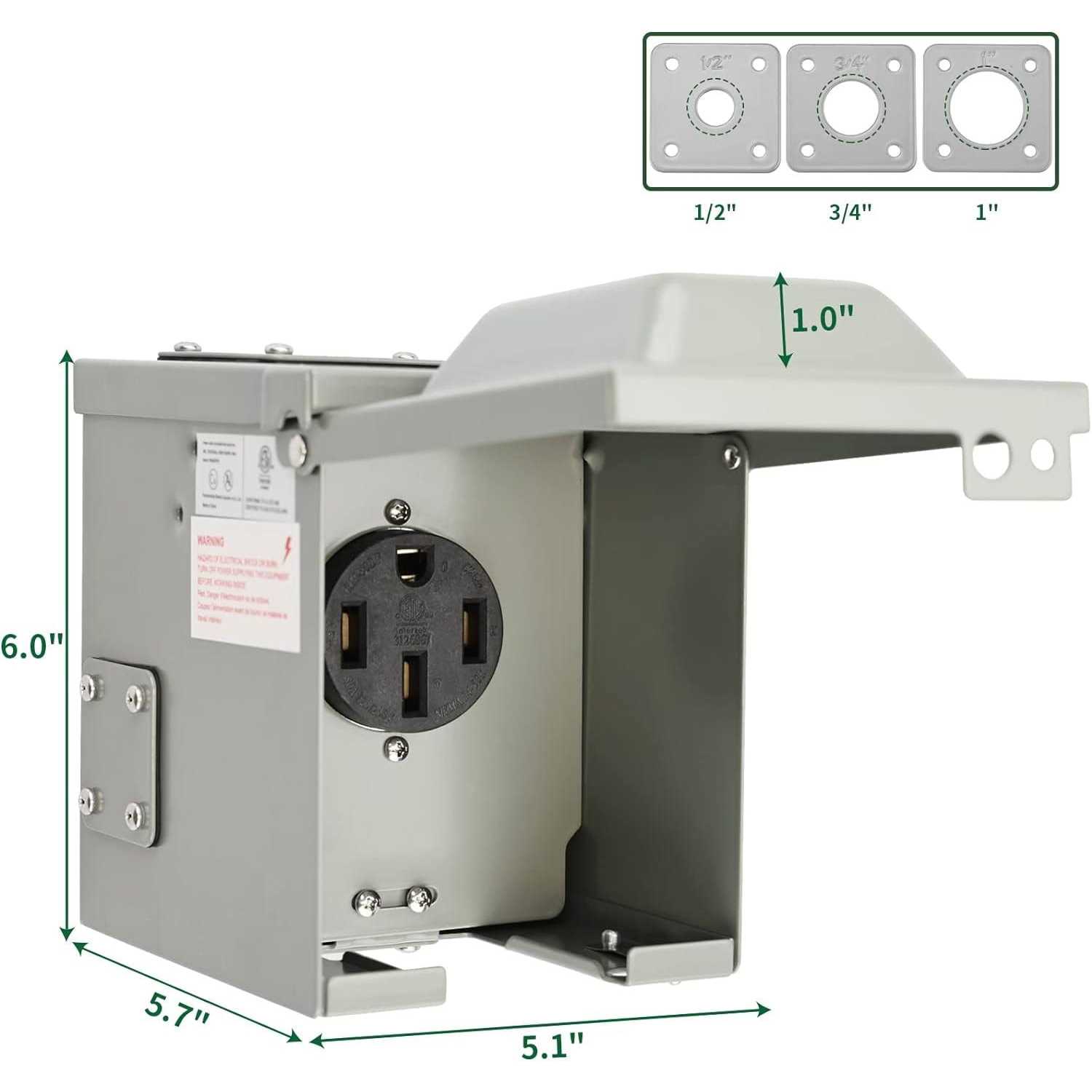 RVGUARD 50 Amp 125/250 Volt RV/EV Power Outlet Box - Shop Hardware Tools Online Store