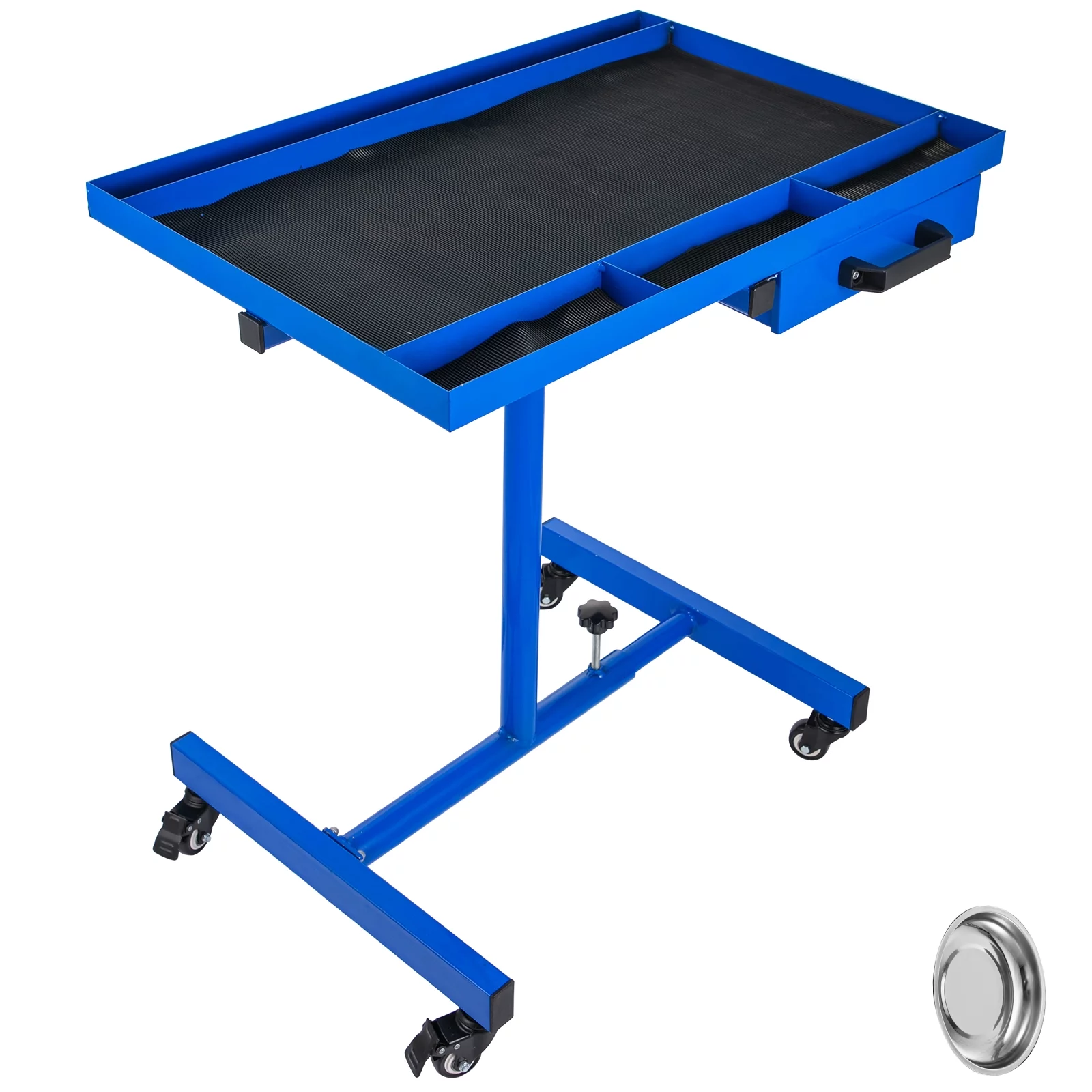 Vevor YDGZTDCTLS0000001V0 29 x 20 in. 220 lbs Rolling Tool Table, Blue - Curated Treasures Market