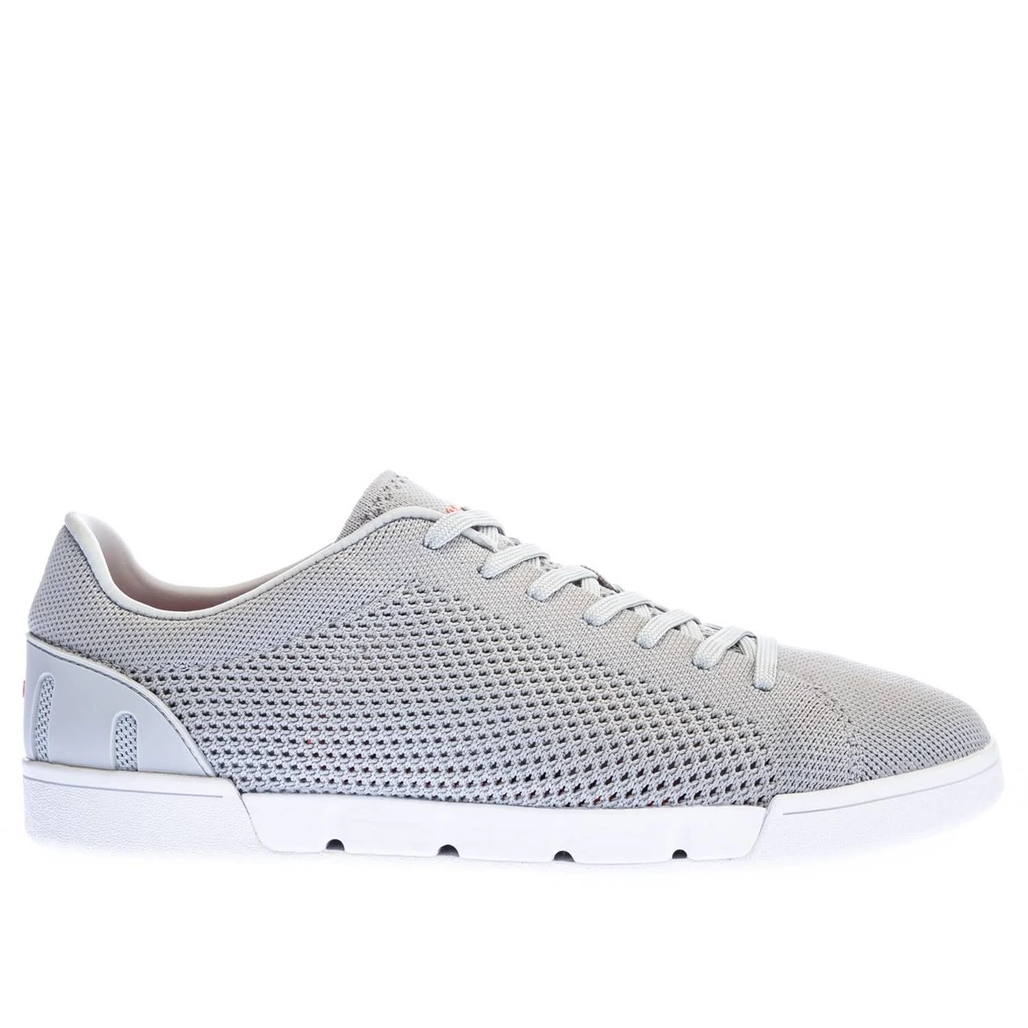 Swims Men&s Breeze Tennis Knit Trainers - Light Grey/White