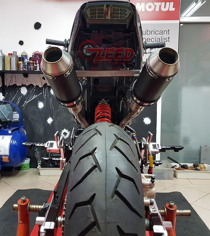 Dual High Mount Exhaust For Honda Grom Msx 2013-2019 All Model, SSR Razkull 125