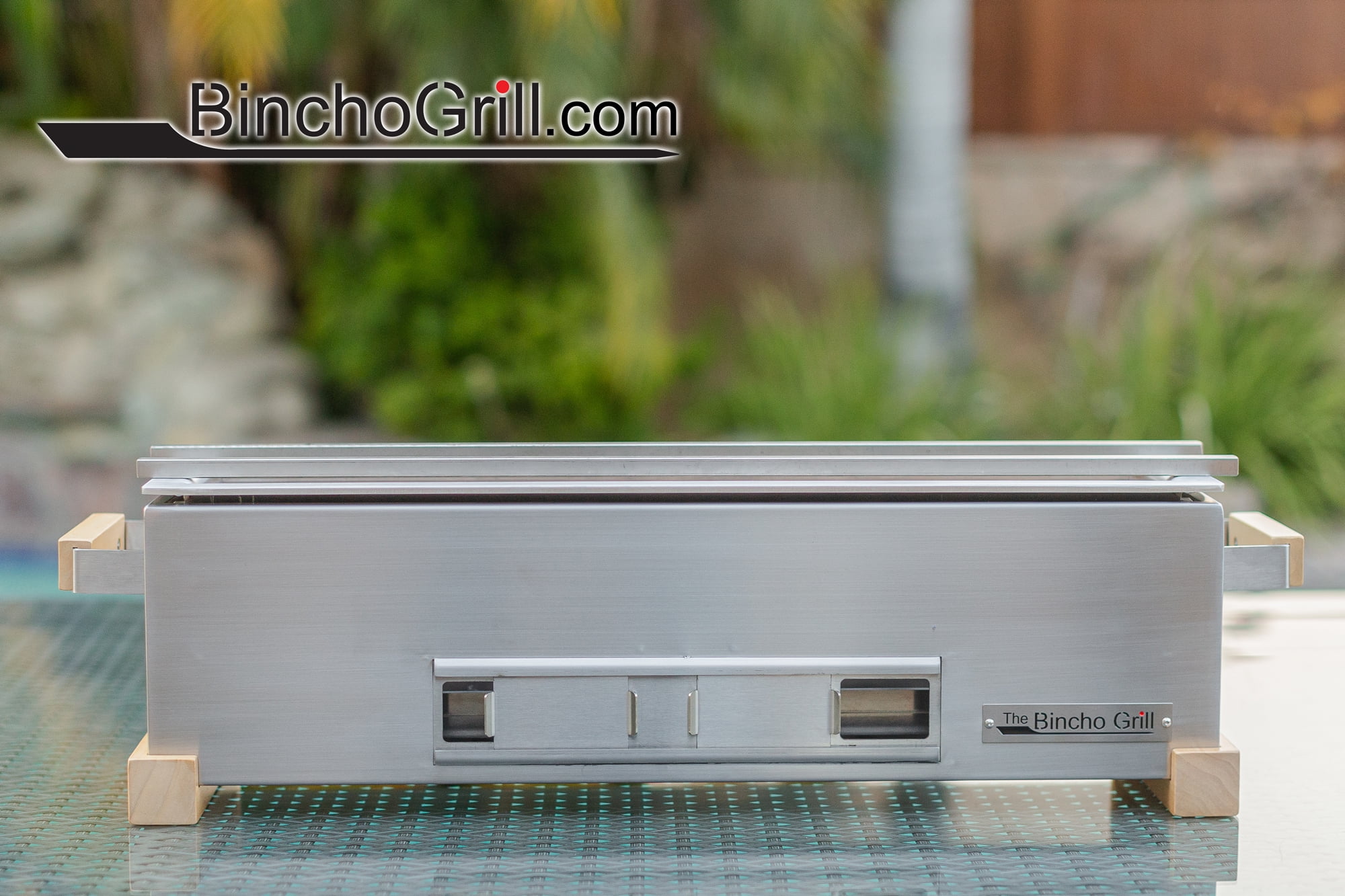 The Bincho Grill 24" Yakitori Tabletop Charcoal Grill
