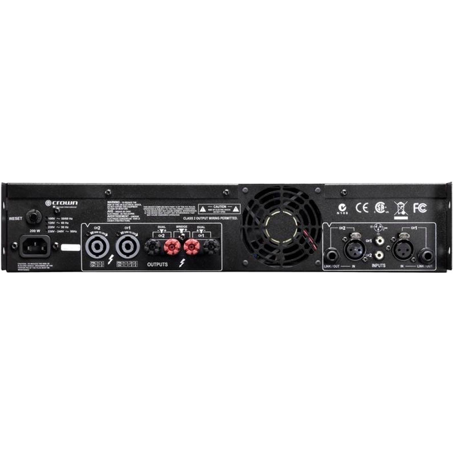 Crown XLS 1500 Amplifier - 1500W Total