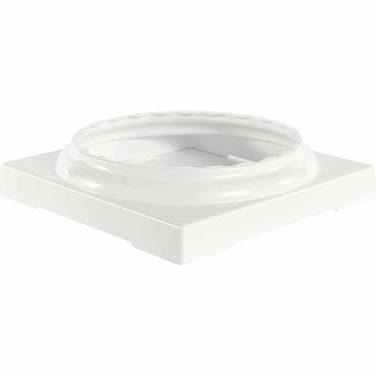 AFCO, Industries EA10RSANSPTU Standard Capital u0026 Base for 10x22 Endura-Aluminum Fluted Round Columns, Primed (Paintable)
