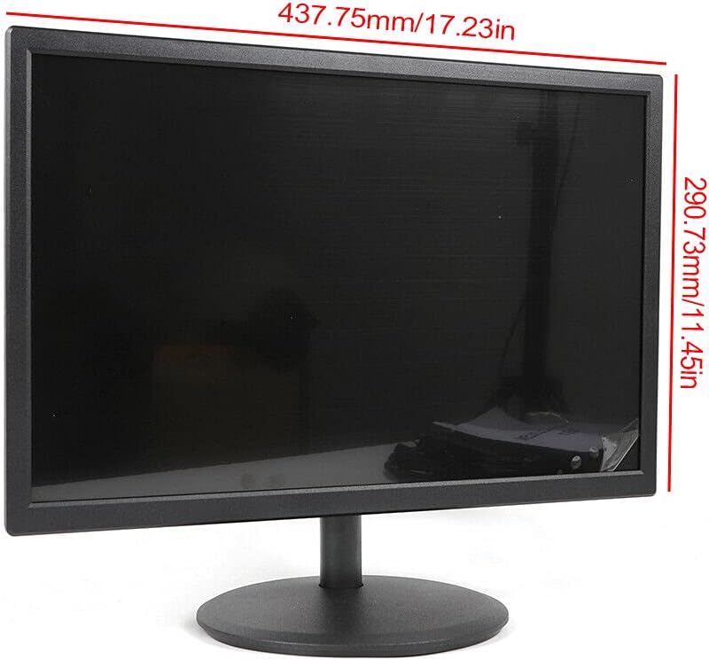 PC Monitor Desktop Monitor, 19" 5ms LED Monitor Desktop Computer PC LED Monitor 1440 x 900 60Hz with Stand