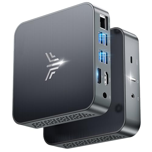 Mini PC Intel 11th Gen i5-12450H(Up to 4.5 GHz) Windows 11 Pro, Mini Computers 16GB RAM 512GB SSD, Mini Desktop Computer Super Fast WiFi BT Type-C USB3.0 4K UHD Triple Display VESA Home Office