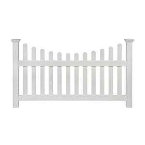 Zippity Outdoor Products All American Vinyl Picket Fence with No-Dig Steel Pipe Anchor Kit - Shop Hardware Tools Online Store