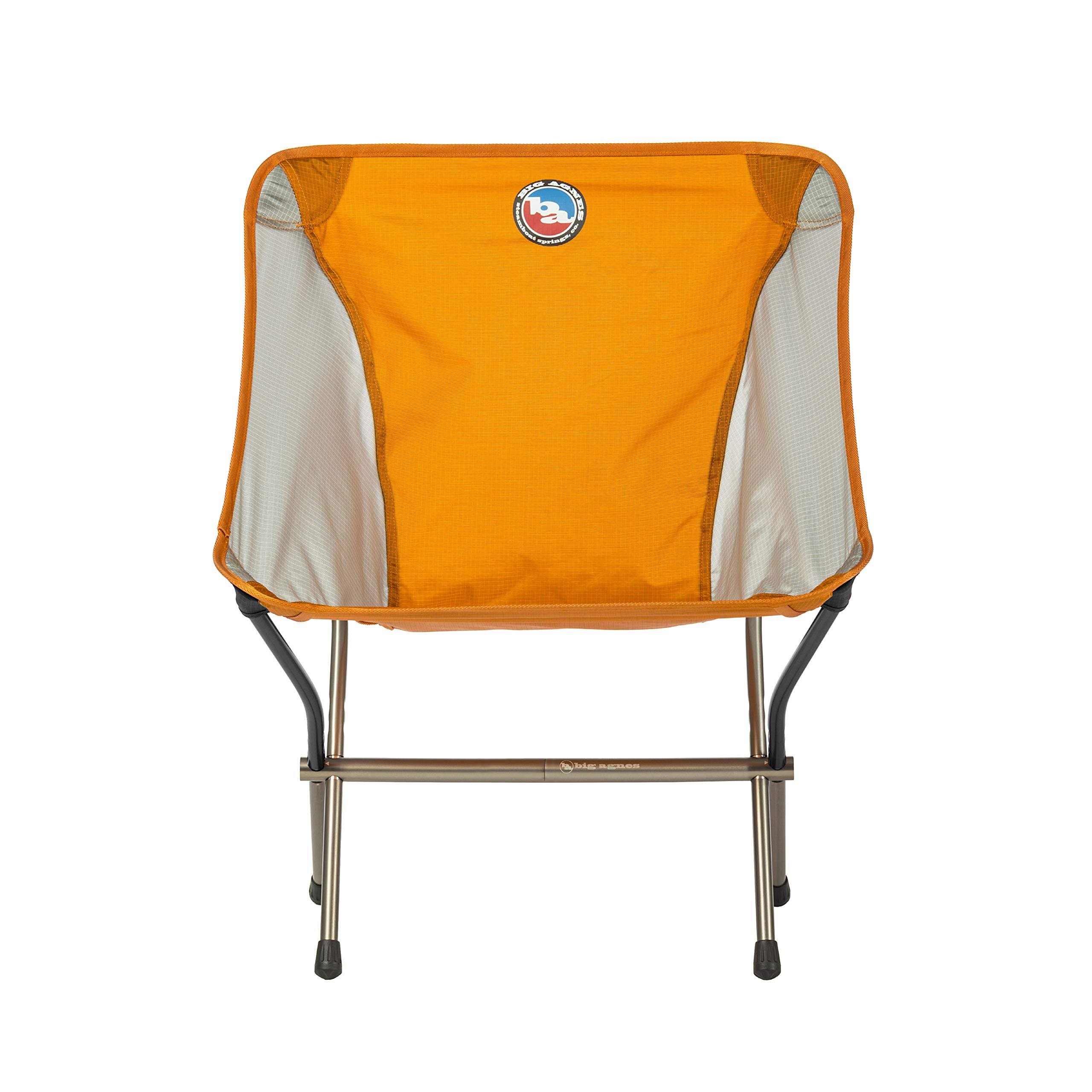 Big Agnes Mica Basin Camp Chair - Orange/Gray