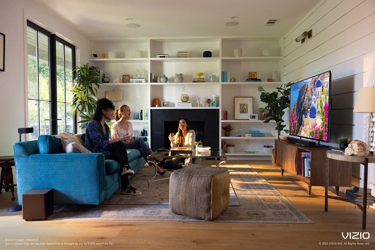 V-Series 5.1 Home Theater Sound Bar, Bluetooth, Wireless Subwoofer, Voice Assistant Compatible, Includes Remote Control