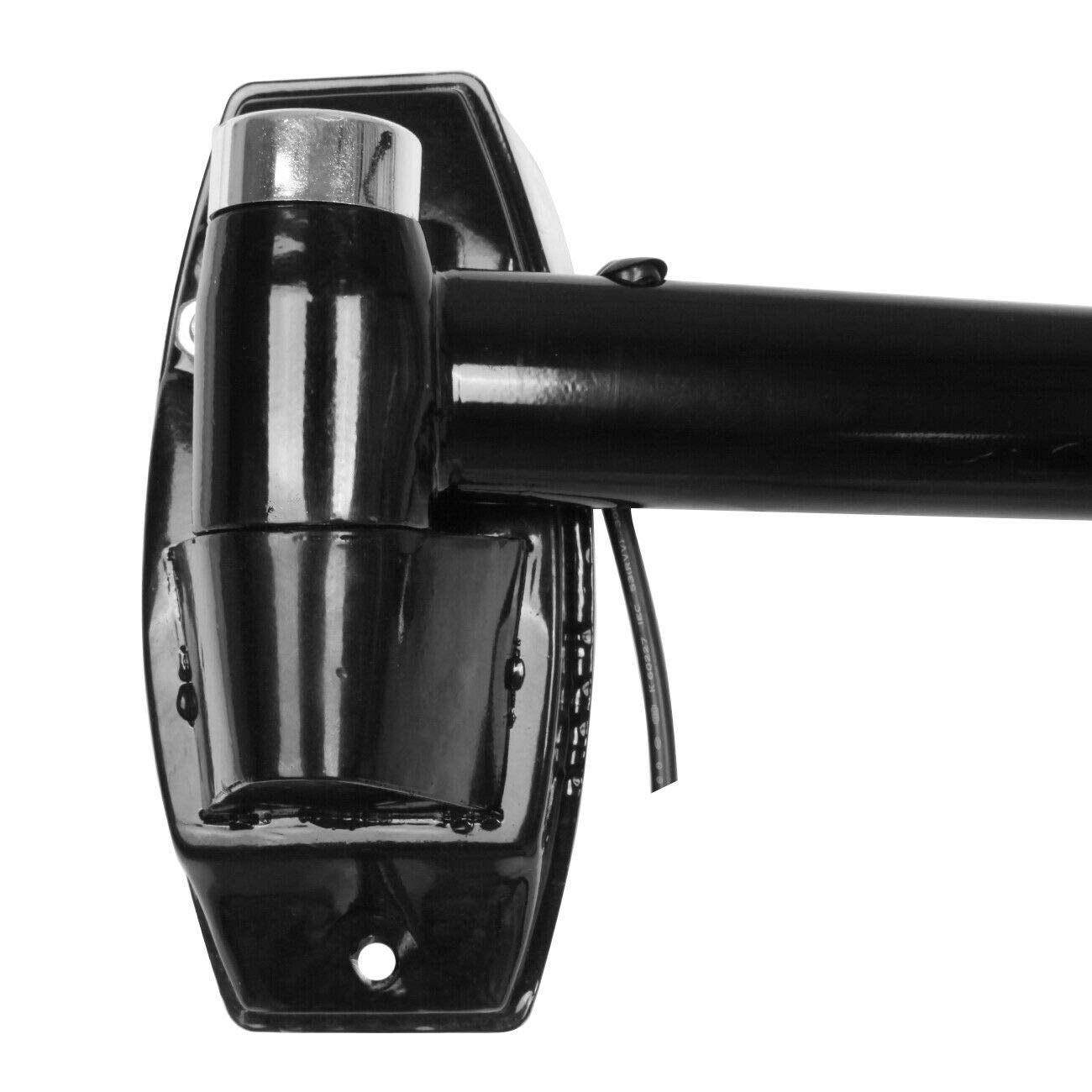 Professional Wall Mounted Hair Dryer 2, Adjustable Hood Salon Dryer with Swing Arm, Professional Hair Dryer for Fast Drying, CE Approved, Black