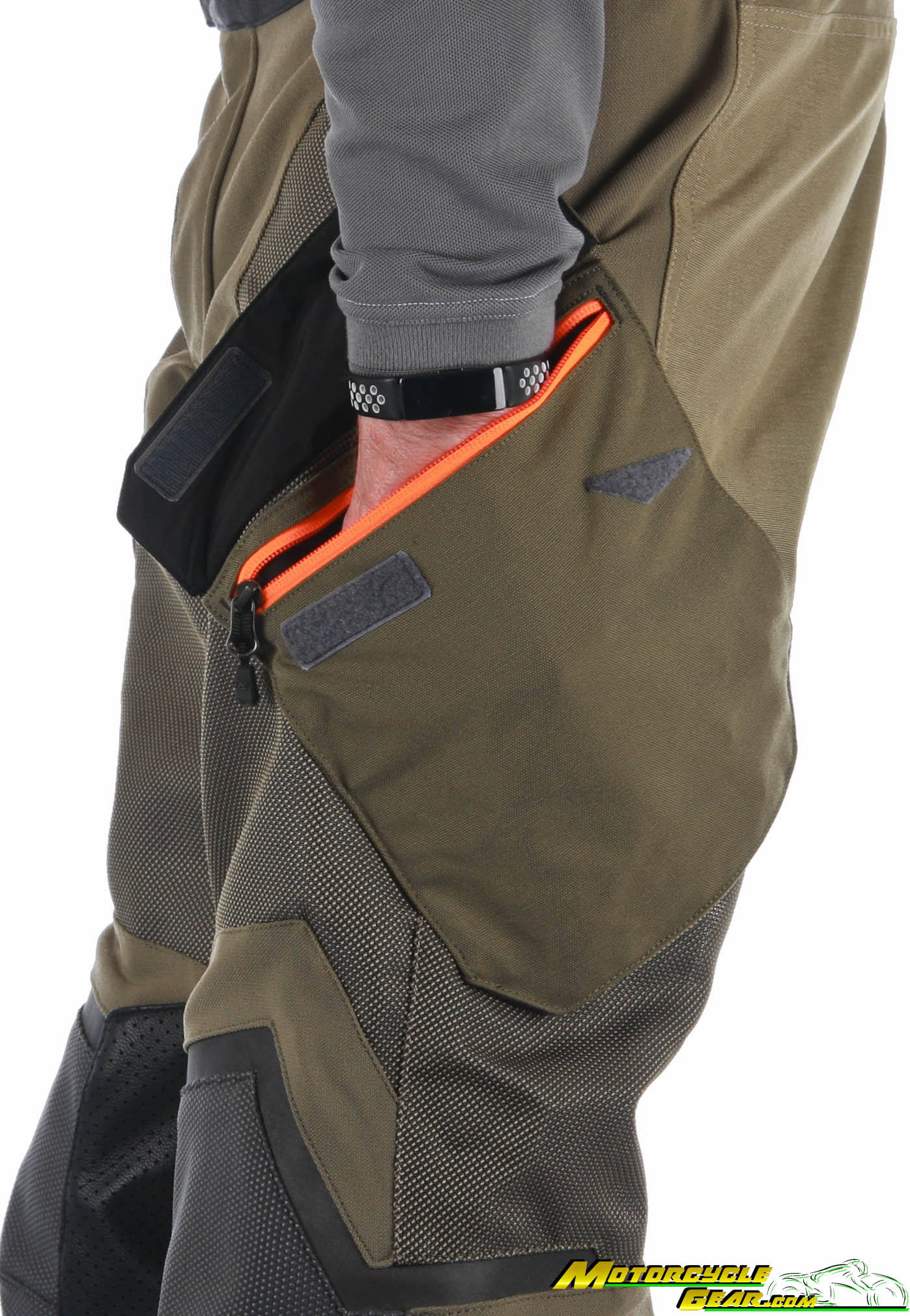 Klim - Baja S4 Pant - Sage - Strike Orange, 30