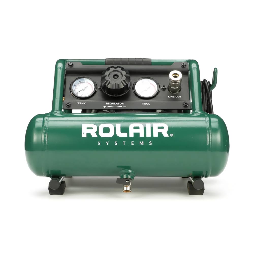 Rolair AB5PLUS Air Buddy Super-Quiet 1/2 HP 1-Gallon Air Compressor
