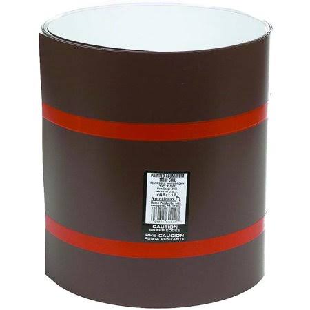 Amerimax 69112 / 06801 Trim Coil 12 inch by 50 Feet White u0026 Brown Aluminum