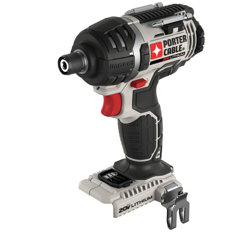 Porter-Cable 20V Max Cordless Impact Driver, Tool Only (PCC640B)