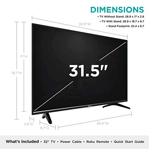 Hisense Class H4 Series LED Roku Smart TV with Alexa Compatibility