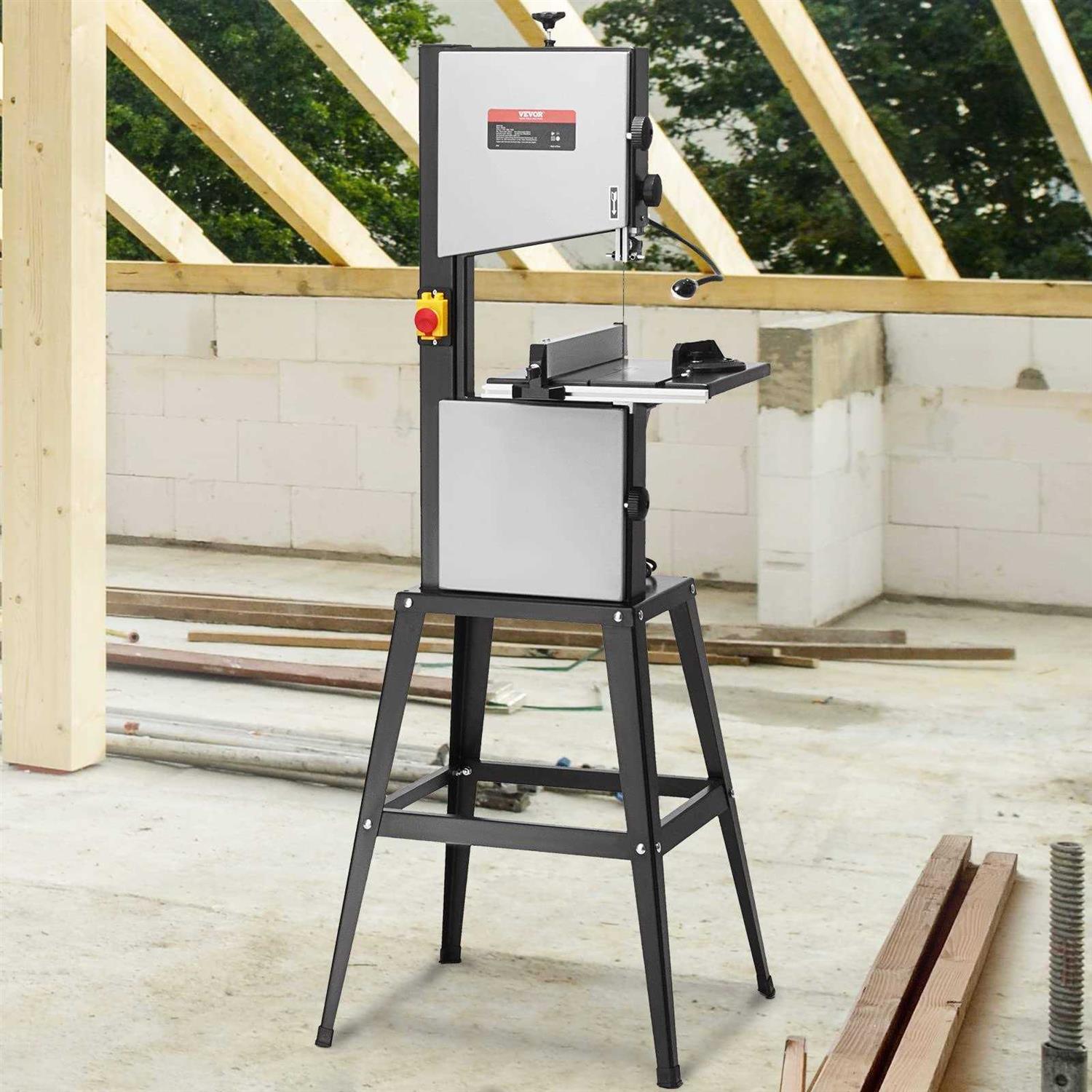 VEVOR Band Saw with Stand 10-Inch 560 &amp; 1100 RPM Two-Speed Benchtop Bandsaw - Shop Hardware Tools Online Store