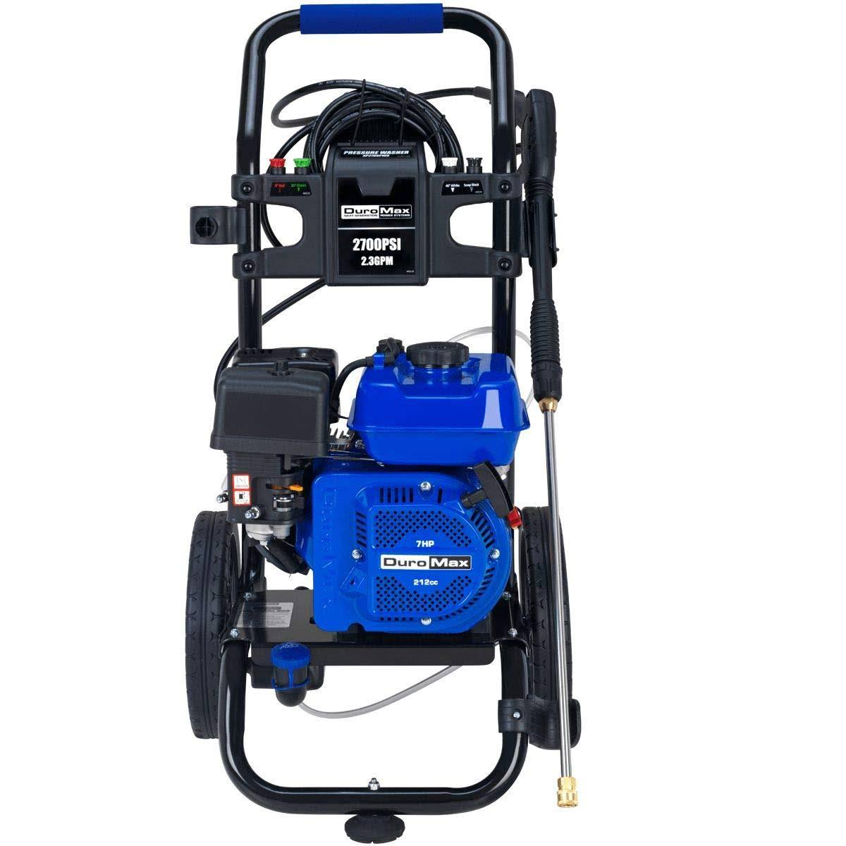 DuroMax XP2700PWS 2.3 GPM 5 HP GAS Engine Pressure WASHER, 2700 PSI