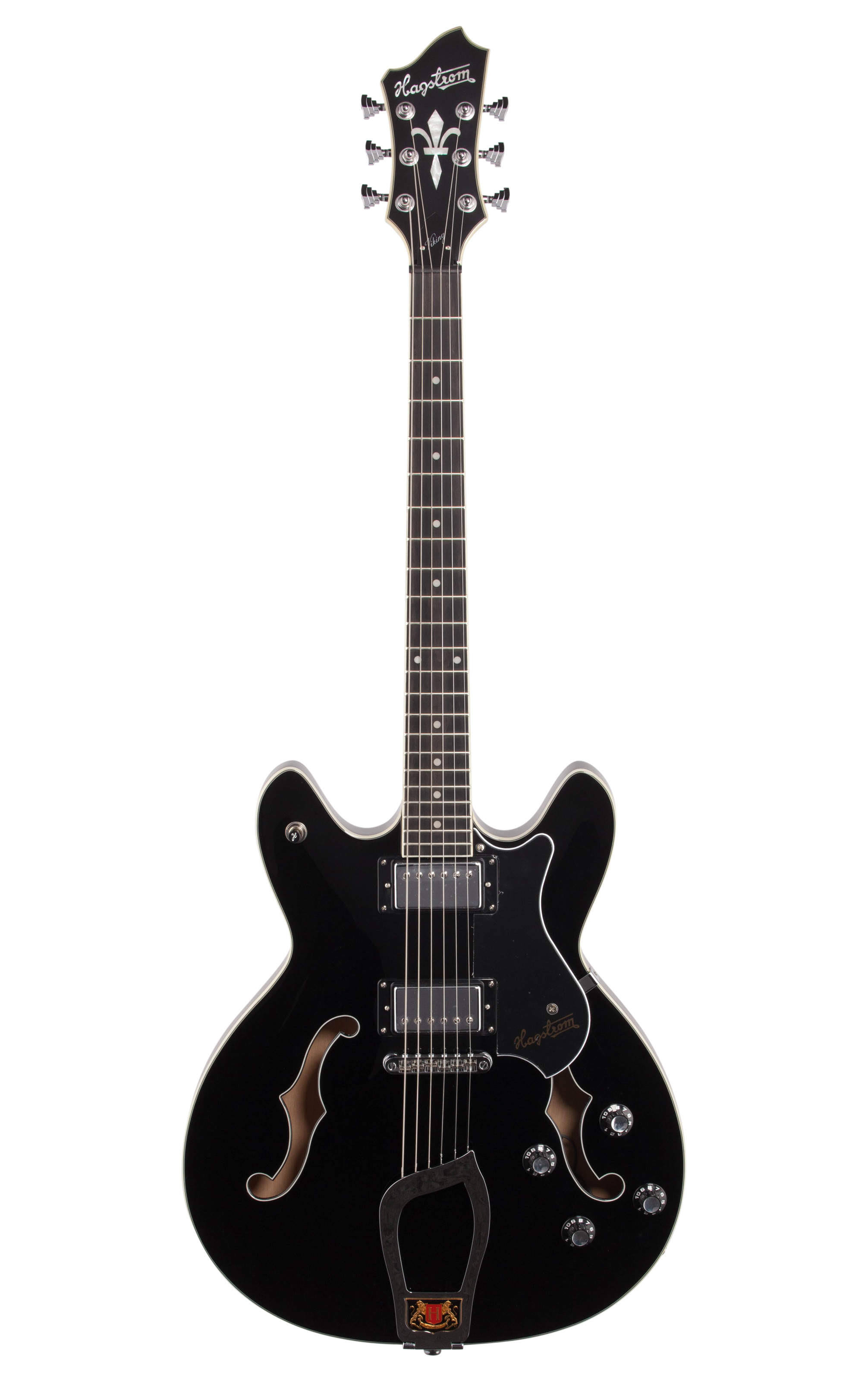 Hagstrom Vintage Series Viking - Guitar - electric - semi-hollow - maple - H-H - black gloss