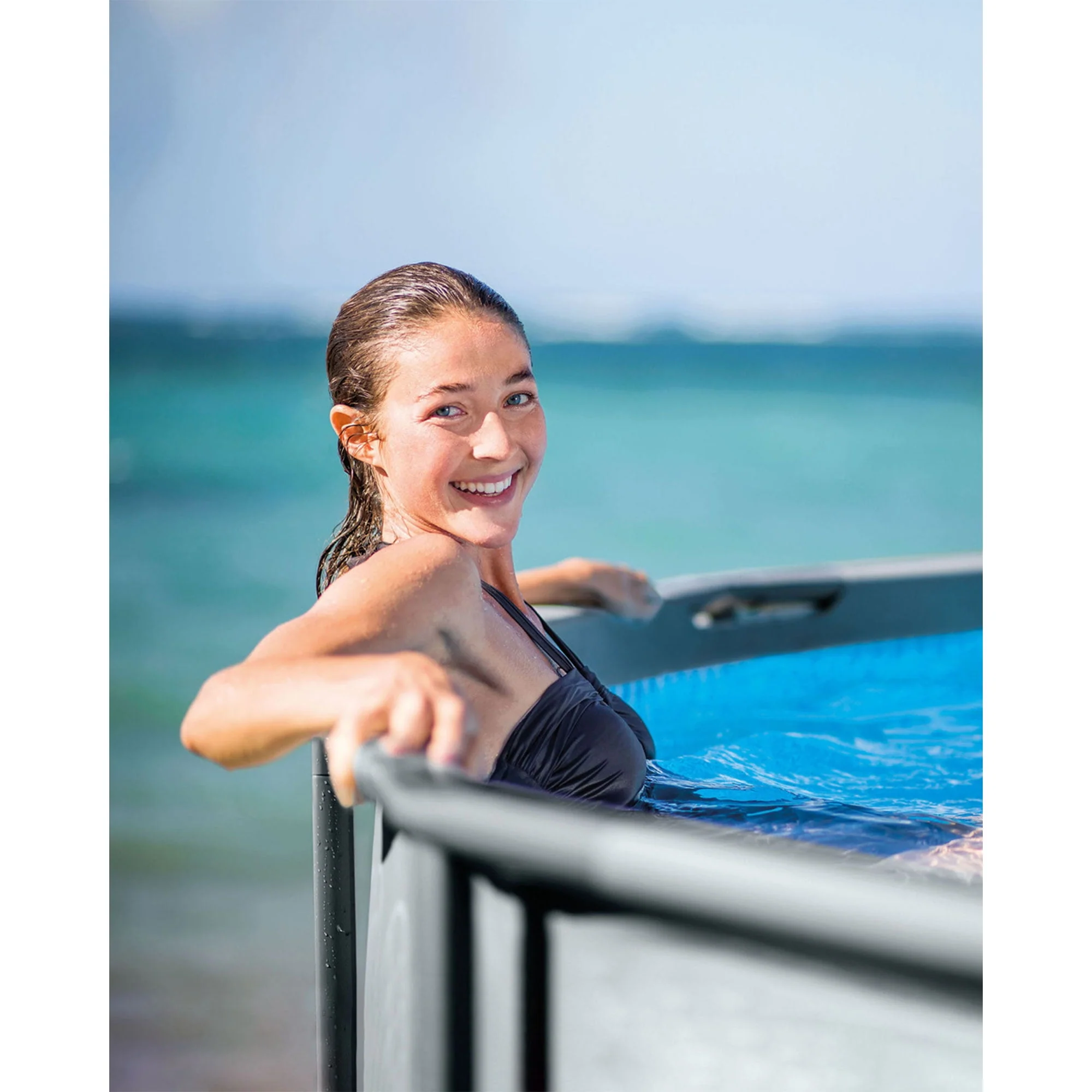 Intex 16' x 48  Ultra XTR Frame Above Ground Pool Set with 1500 GPH Sand Filter Pump