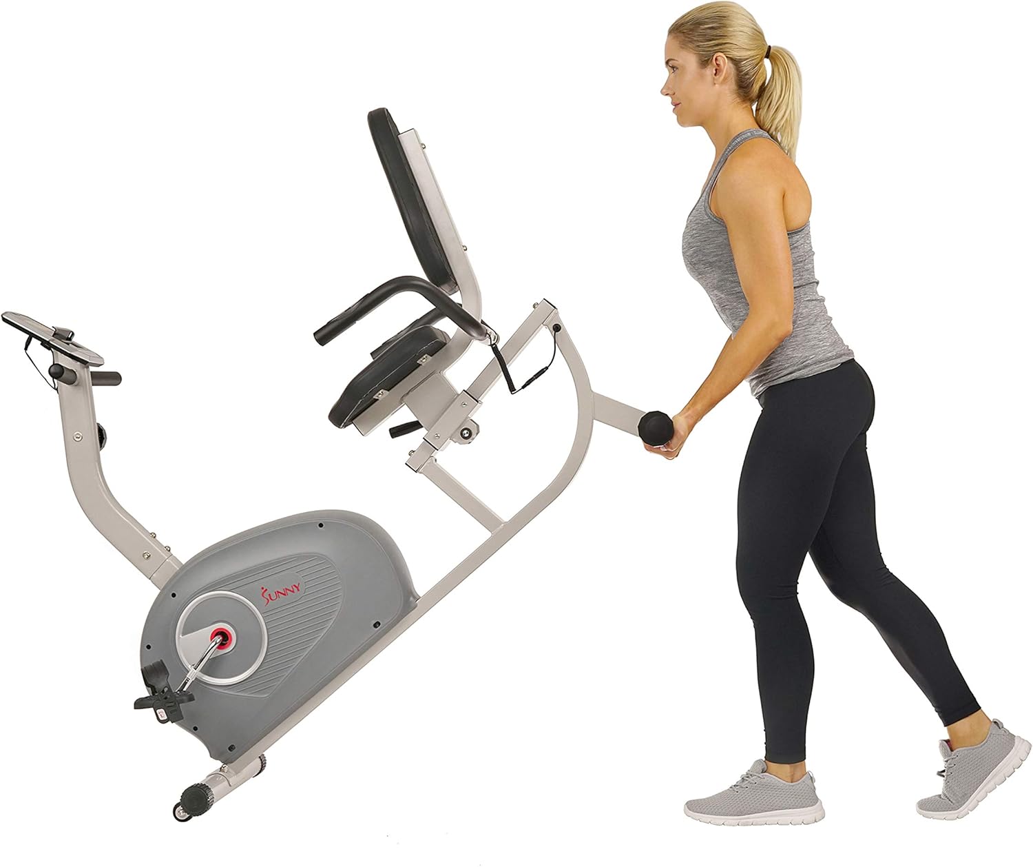 Sunny Health & Fitness Magnetic Recumbent Exercise Bike