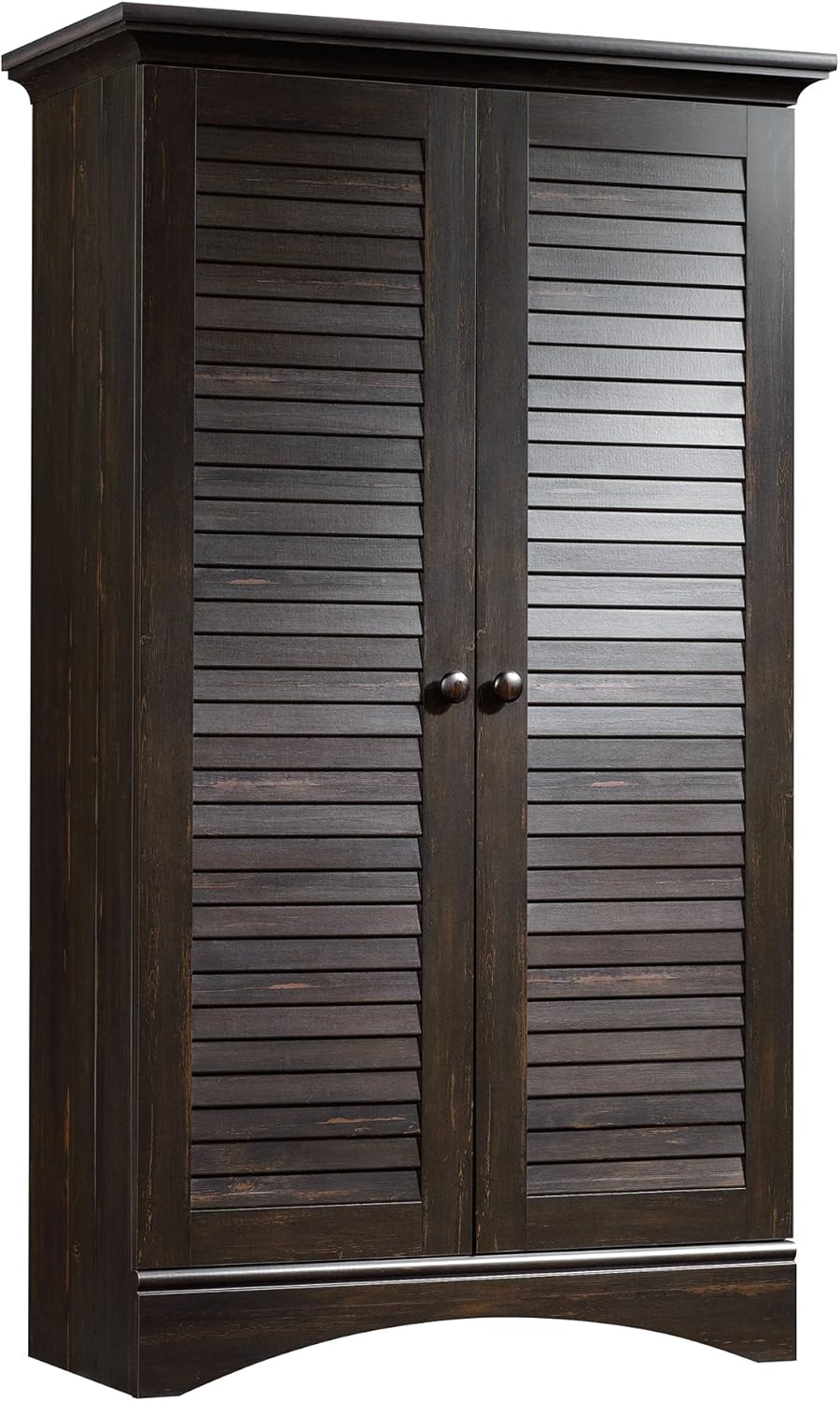 Sauder Harbor View Storage Cabinet, Antiqued Paint finish