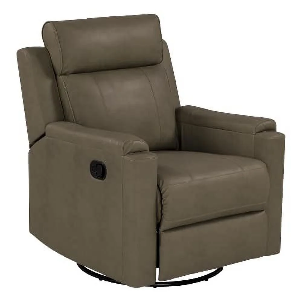 THOMAS PAYNE Swivel Glider Recliner for 5th Wheel RVs, Travel Trailers and Motorhomes, Grummond