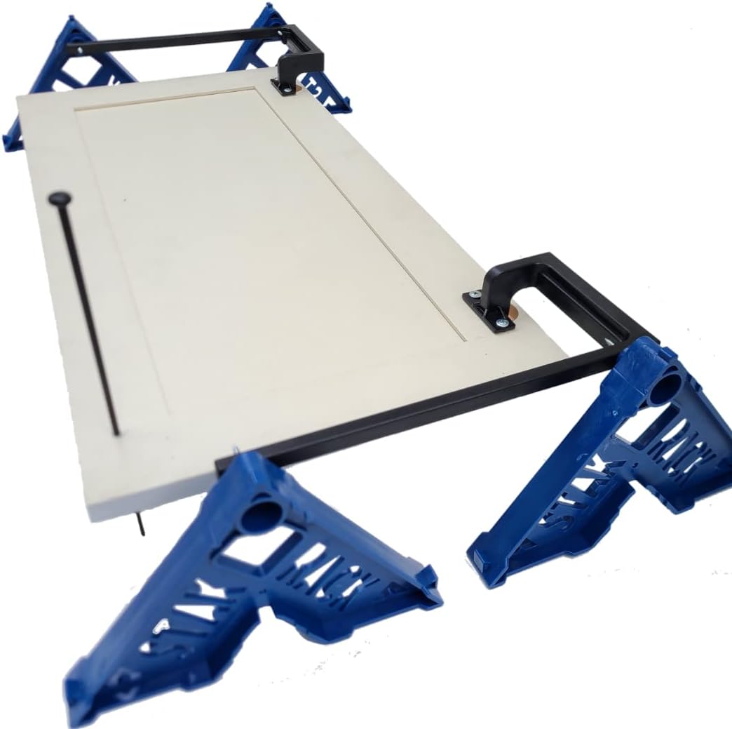 Stak Rack | 4 in 1 Painter's Accessory Tool | Stacking Design | Paint Interior or Exterior Doors, Trim & Kitchen Cabinet Doors| for Contractors & Homeowners (12)