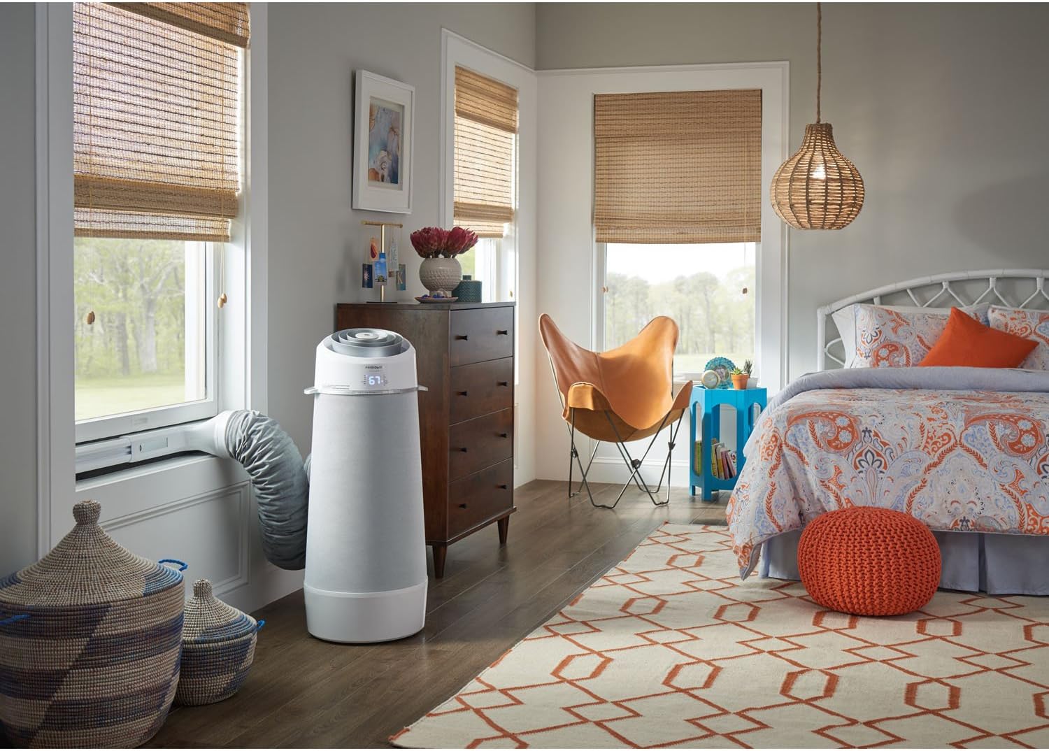Frigidaire 12,000 BTU Cool Connect Smart Portable Air Conditioner, Rooms upto 550-Sq. Ft