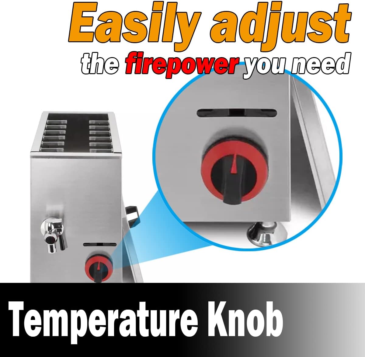 Corn Dog Fryer Commercial Cheese Hot Dog Sticks Maker Machine LPG Gas Deep Fryers For Kitchen Restaurant Snack Bar Canteen Home