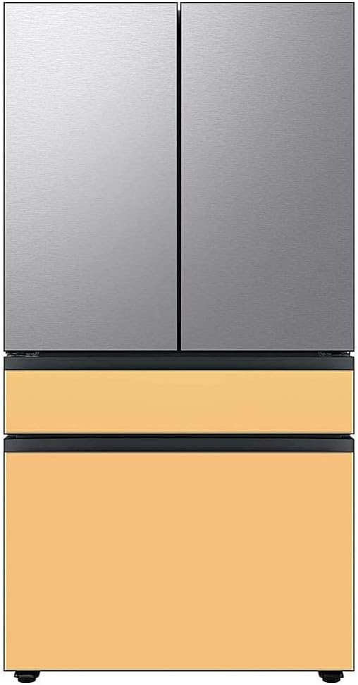 SAMSUNG RAF36DB4C0 Bespoke 4-Door French Door Refrigerator Panel in Sunrise Yellow Glass - Bottom Panel