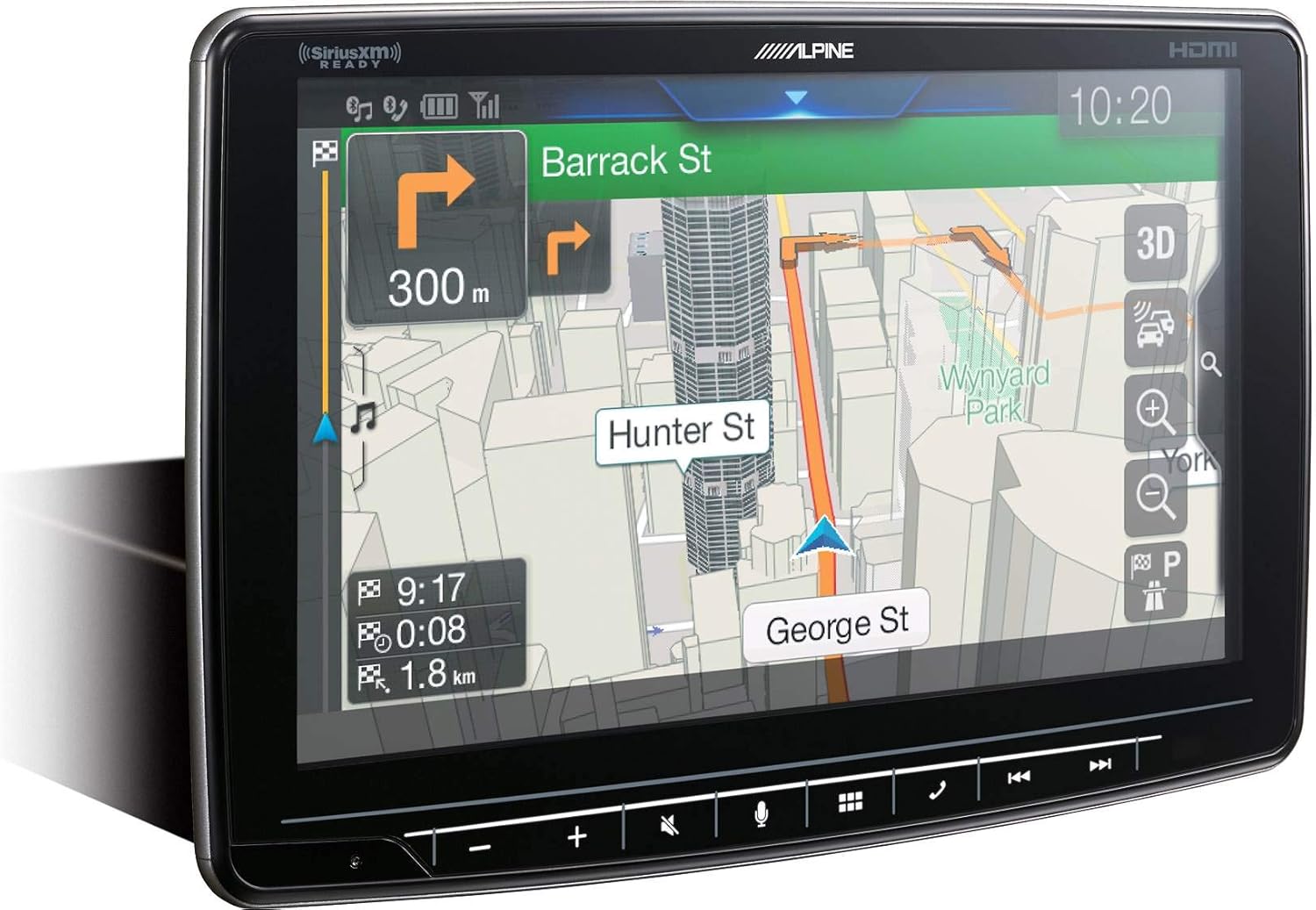 Alpine iLX-F409 Car Audio 9" Touchscreen Bluetooth Digital Media Radio Receiver