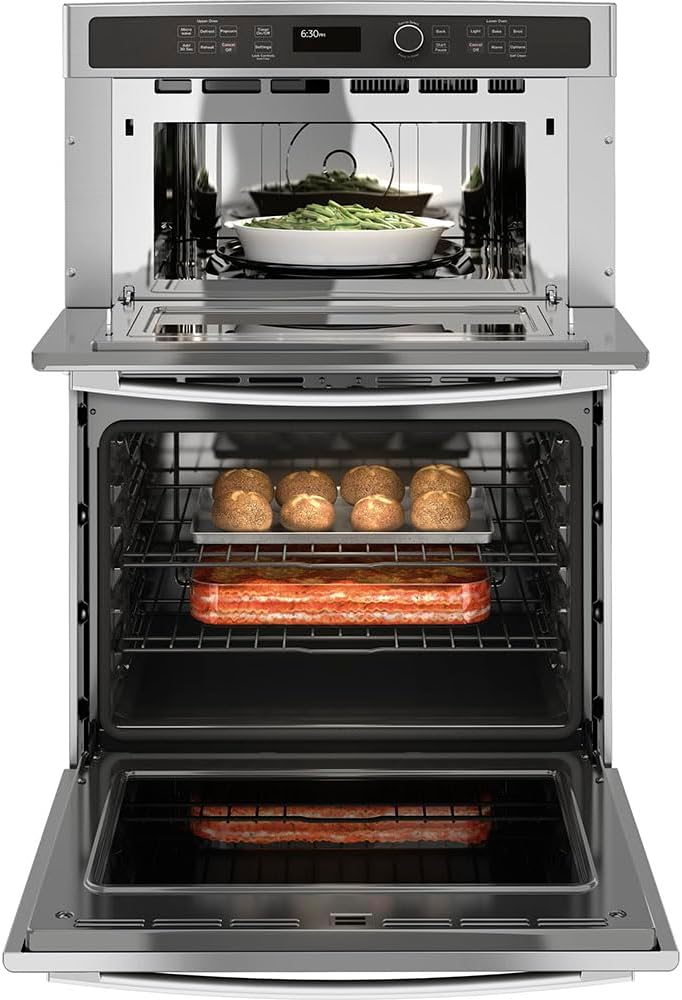 GE JT3800SHSS Electric Combination Wall Oven