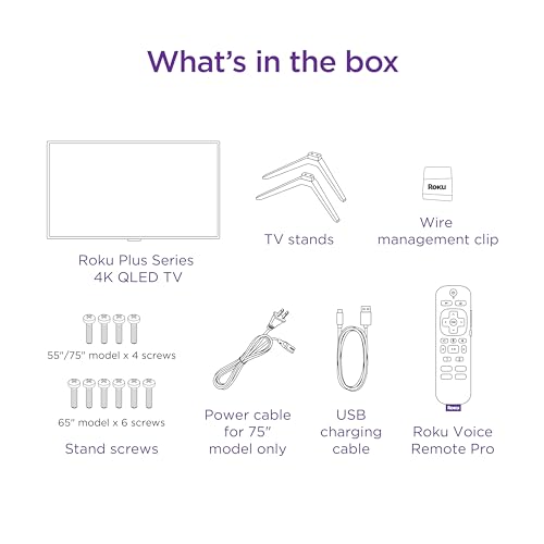 Roku Class Plus Series QLED 4K Smart Roku TV Television