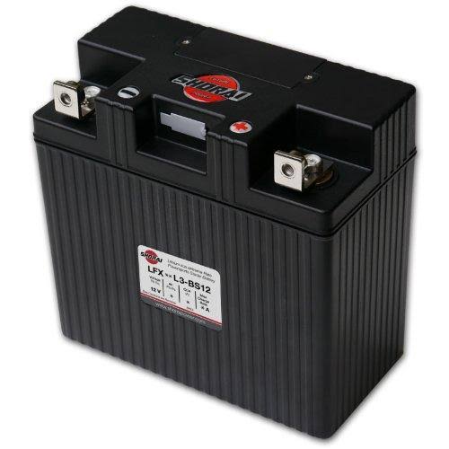 Shorai LFX36L3-BS12 Extreme Rate Lithium Iron Powersports Battery
