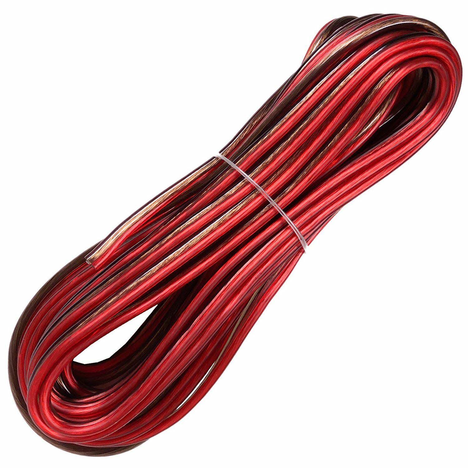 Complete 5000W 0 Gauge Car Amplifier Installation WIRING Kit Amp PK1 0 GA Red
