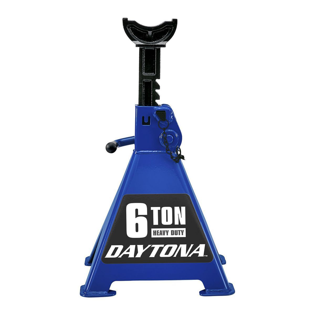DAYTONA 6 Ton Heavy Duty Ratcheting Jack Stands, Slate Gray